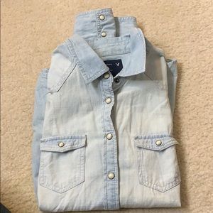 American eagle jean shirt